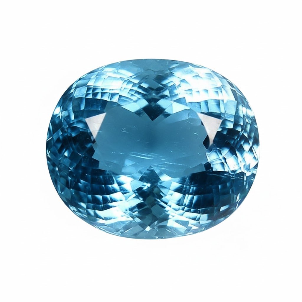 39.67 Cts GIA Certified Aquamarine — original auction photograph